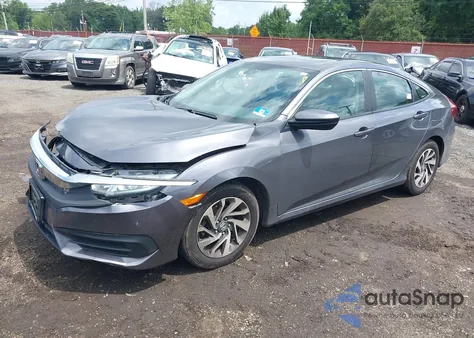 2018 Honda Civic Ex z USA, uszkodzony, nr VIN 2HGFC2F73JH523397